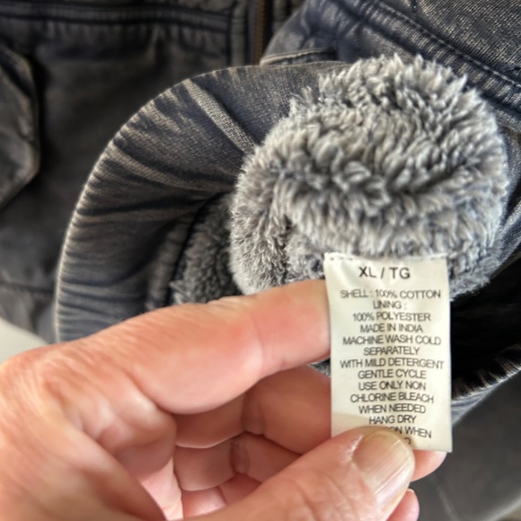 Women's O'Neill Full Zipper Fleece Lined Jacket - Size Extra Large - Picture 3 of 3